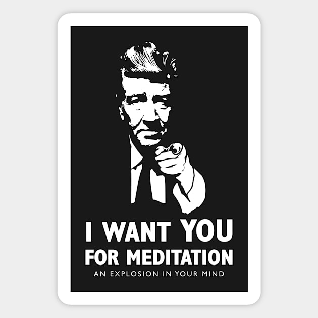 I WANT YOU FOR MEDITATION Magnet by PauEnserius